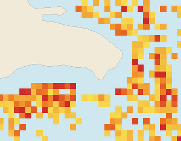 Satellite floating-algae map near Bayahibe, Sep 2021 (opens full map image in a new tab)