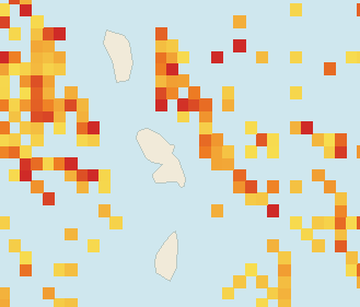 Satellite floating-algae map near Martinique Atlantic Coast, Sep 2021 (opens full map image in a new tab)