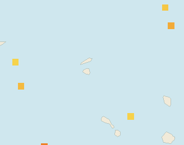 Satellite floating-algae map near St. Maarten, Oct 2021 (opens full map image in a new tab)