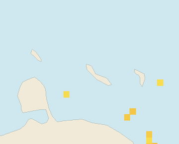 Satellite floating-algae map near Curacao West Coast, Nov 2021 (opens full map image in a new tab)