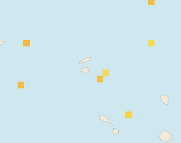Satellite floating-algae map near St. Maarten, Nov 2021 (opens full map image in a new tab)