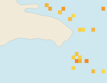 Satellite floating-algae map near Bayahibe, Dec 2021 (opens full map image in a new tab)