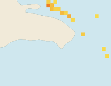 Satellite floating-algae map near Bayahibe, Mar 2022 (opens full map image in a new tab)