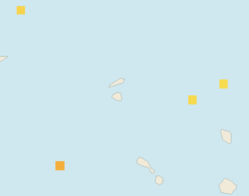 Satellite floating-algae map near St. Maarten, Mar 2022 (opens full map image in a new tab)