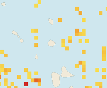 Satellite floating-algae map near Antigua East Coast, Apr 2022 (opens full map image in a new tab)