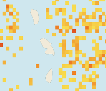 Satellite floating-algae map near Martinique Atlantic Coast, Apr 2022 (opens full map image in a new tab)