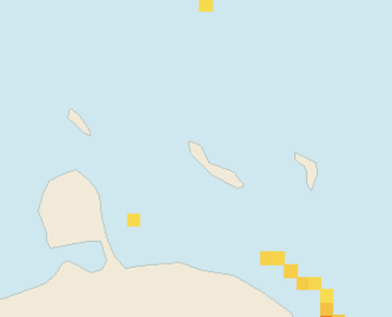 Satellite floating-algae map near Curacao West Coast, Jun 2022 (opens full map image in a new tab)