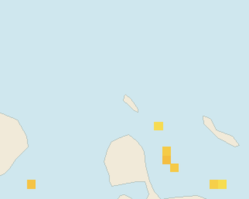 Satellite floating-algae map near Aruba Palm and Eagle Beach, Sep 2022 (opens full map image in a new tab)
