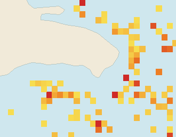 Satellite floating-algae map near Bayahibe, Sep 2022 (opens full map image in a new tab)