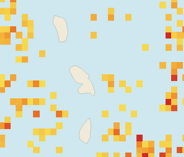 Satellite floating-algae map near Martinique Atlantic Coast, Sep 2022 (opens full map image in a new tab)