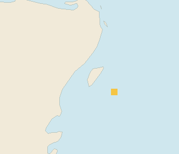 Satellite floating-algae map near Cozumel (west coast), Oct 2022 (opens full map image in a new tab)