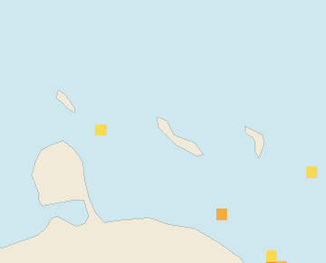 Satellite floating-algae map near Curacao West Coast, Oct 2022 (opens full map image in a new tab)