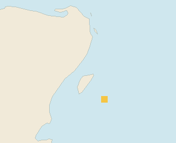 Satellite floating-algae map near Playa del Carmen, Oct 2022 (opens full map image in a new tab)