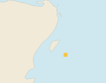 Satellite floating-algae map near Puerto Aventuras, Oct 2022 (opens full map image in a new tab)