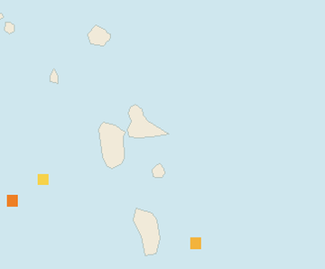 Satellite floating-algae map near Guadeloupe Atlantic Coast, Nov 2022 (opens full map image in a new tab)