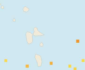 Satellite floating-algae map near Guadeloupe Atlantic Coast, Dec 2022 (opens full map image in a new tab)