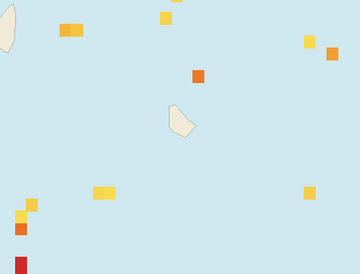 Satellite floating-algae map near South Coast Barbados, Dec 2022 (opens full map image in a new tab)