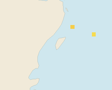 Satellite floating-algae map near Akumal, Jan 2023 (opens full map image in a new tab)