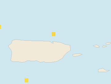 Satellite floating-algae map near San Juan and Isla Verde, Jan 2023 (opens full map image in a new tab)
