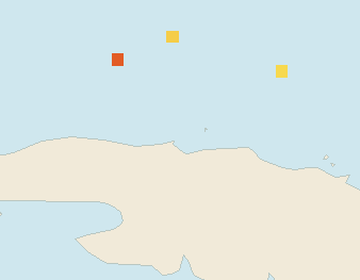 Satellite floating-algae map near Varadero, Feb 2023 (opens full map image in a new tab)