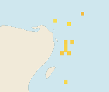 Satellite floating-algae map near Cancun Hotel Zone, Jul 2023 (opens full map image in a new tab)