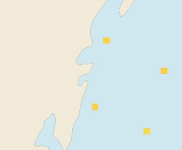 Satellite floating-algae map near Tulum Beach Zone, Aug 2023 (opens full map image in a new tab)
