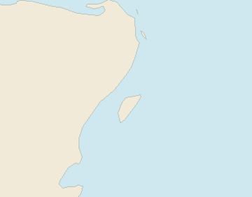 Satellite floating-algae map near Puerto Aventuras, Sep 2023 (opens full map image in a new tab)