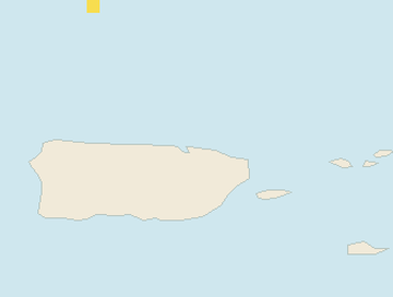 Satellite floating-algae map near San Juan and Isla Verde, Nov 2023 (opens full map image in a new tab)