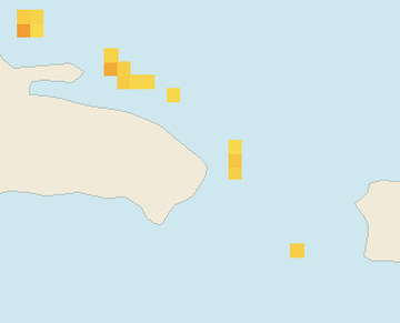 Satellite floating-algae map near Punta Cana and Bavaro, Jan 2024 (opens full map image in a new tab)
