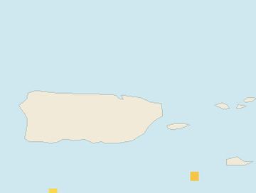 Satellite floating-algae map near San Juan and Isla Verde, Jan 2024 (opens full map image in a new tab)