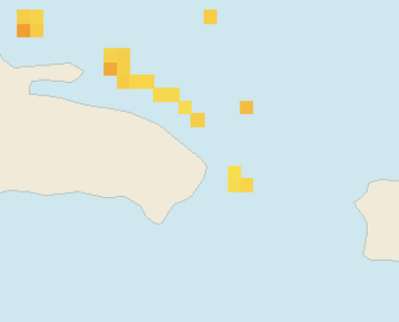 Satellite floating-algae map near Punta Cana and Bavaro, Feb 2024 (opens full map image in a new tab)