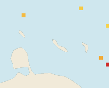 Satellite floating-algae map near Curacao West Coast, Mar 2024 (opens full map image in a new tab)