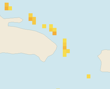 Satellite floating-algae map near Punta Cana and Bavaro, Mar 2024 (opens full map image in a new tab)