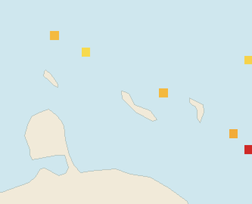 Satellite floating-algae map near Curacao West Coast, Apr 2024 (opens full map image in a new tab)