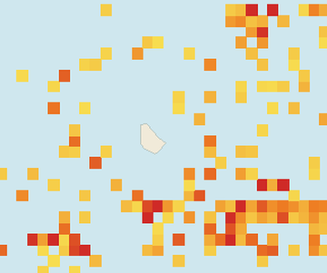 Satellite floating-algae map near Eastern Barbados, Apr 2024 (opens full map image in a new tab)
