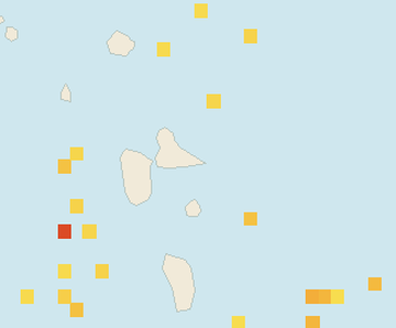 Satellite floating-algae map near Guadeloupe Atlantic Coast, Apr 2024 (opens full map image in a new tab)