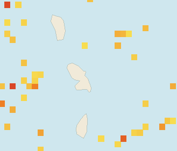 Satellite floating-algae map near Martinique Atlantic Coast, Apr 2024 (opens full map image in a new tab)