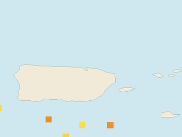 Satellite floating-algae map near San Juan and Isla Verde, Apr 2024 (opens full map image in a new tab)