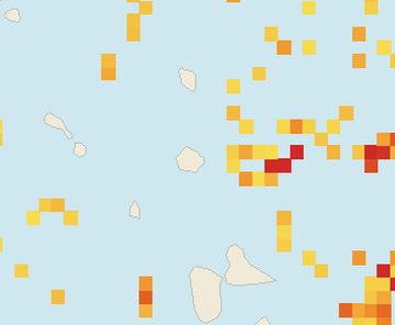 Satellite floating-algae map near Antigua East Coast, Jun 2024 (opens full map image in a new tab)