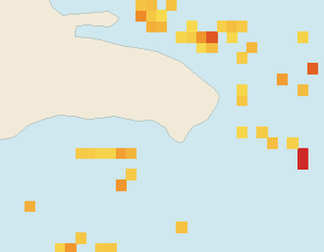 Satellite floating-algae map near Bayahibe, Jun 2024 (opens full map image in a new tab)