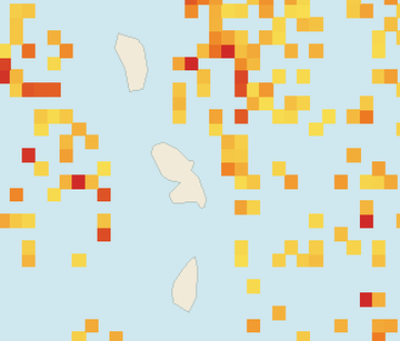Satellite floating-algae map near Martinique Atlantic Coast, Jun 2024 (opens full map image in a new tab)
