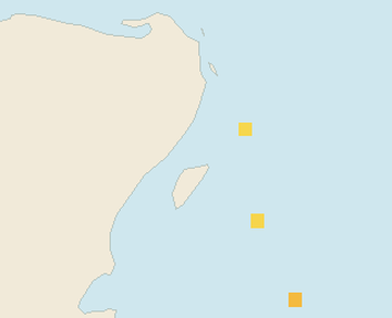 Satellite floating-algae map near Playa del Carmen, Jun 2024 (opens full map image in a new tab)
