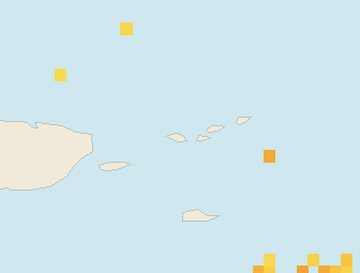 Satellite floating-algae map near St. Thomas, Jun 2024 (opens full map image in a new tab)