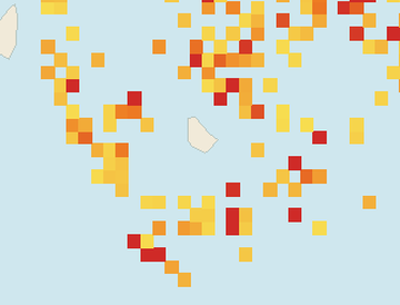 Satellite floating-algae map near South Coast Barbados, Jul 2024 (opens full map image in a new tab)