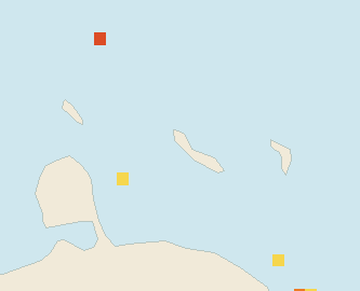 Satellite floating-algae map near Curacao West Coast, Aug 2024 (opens full map image in a new tab)