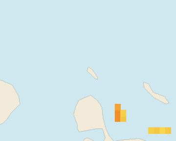 Satellite floating-algae map near Aruba Palm and Eagle Beach, Nov 2024 (opens full map image in a new tab)