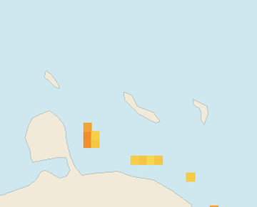 Satellite floating-algae map near Curacao West Coast, Nov 2024 (opens full map image in a new tab)