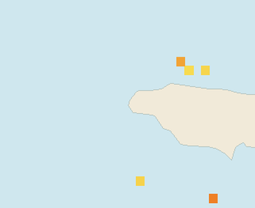 Satellite floating-algae map near Negril, Nov 2024 (opens full map image in a new tab)