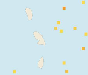 Satellite floating-algae map near Martinique Atlantic Coast, Dec 2024 (opens full map image in a new tab)