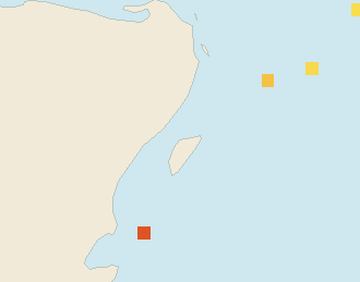 Satellite floating-algae map near Puerto Aventuras, Dec 2024 (opens full map image in a new tab)